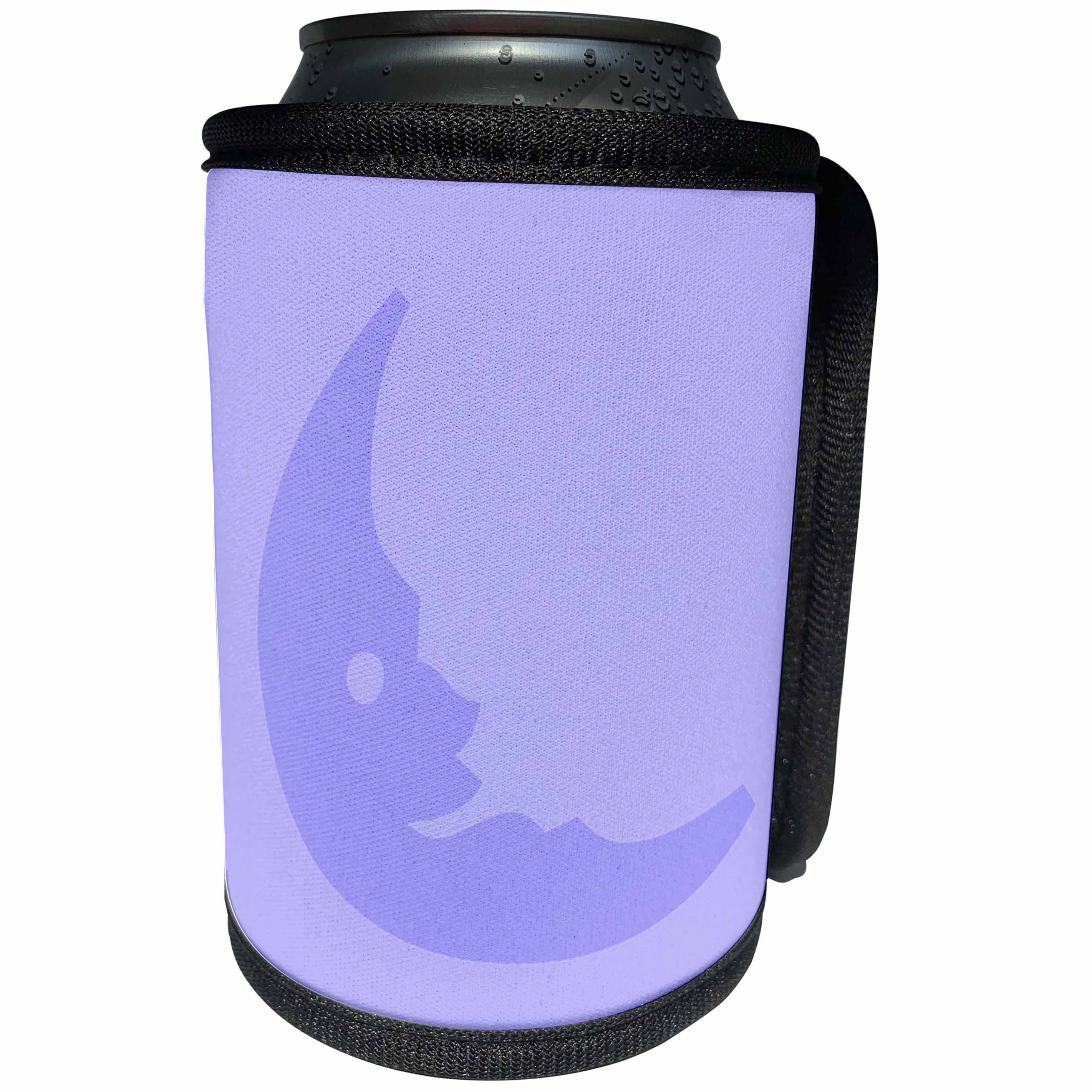 3dRose Patricia Sanders Creations - Purple Moon - Can Cooler Bottle Wrap (cc_27858)