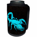 3dRose Danita Delimont - Scorpions - USA, California. Emperor scorpion under black light. - Can Cooler Bottle Wrap (cc_278586)
