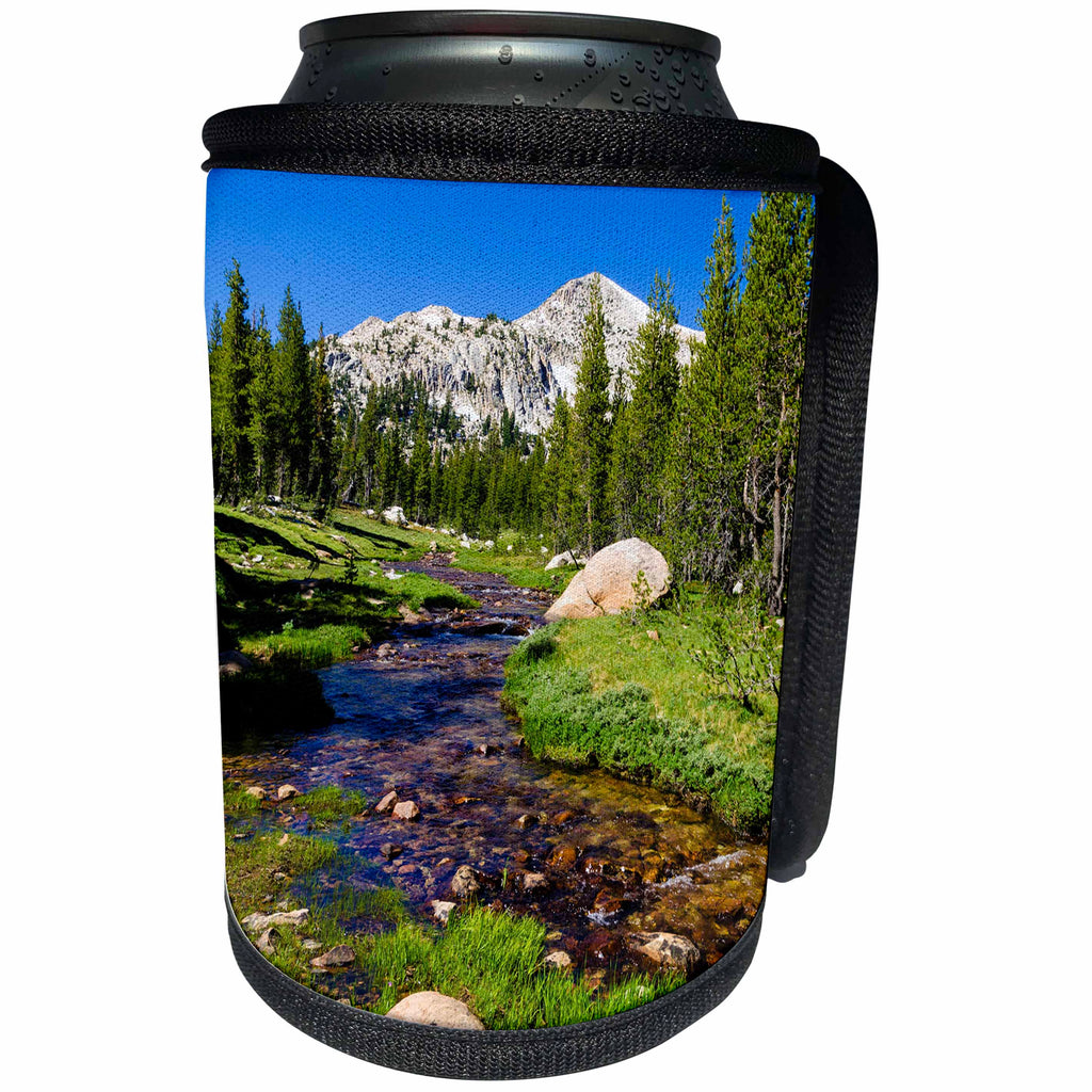 3dRose Danita Delimont - Mountains - Unicorn Creek, Tuolumne Meadows, Yosemite NP, California, USA - Can Cooler Bottle Wrap (cc_278627)