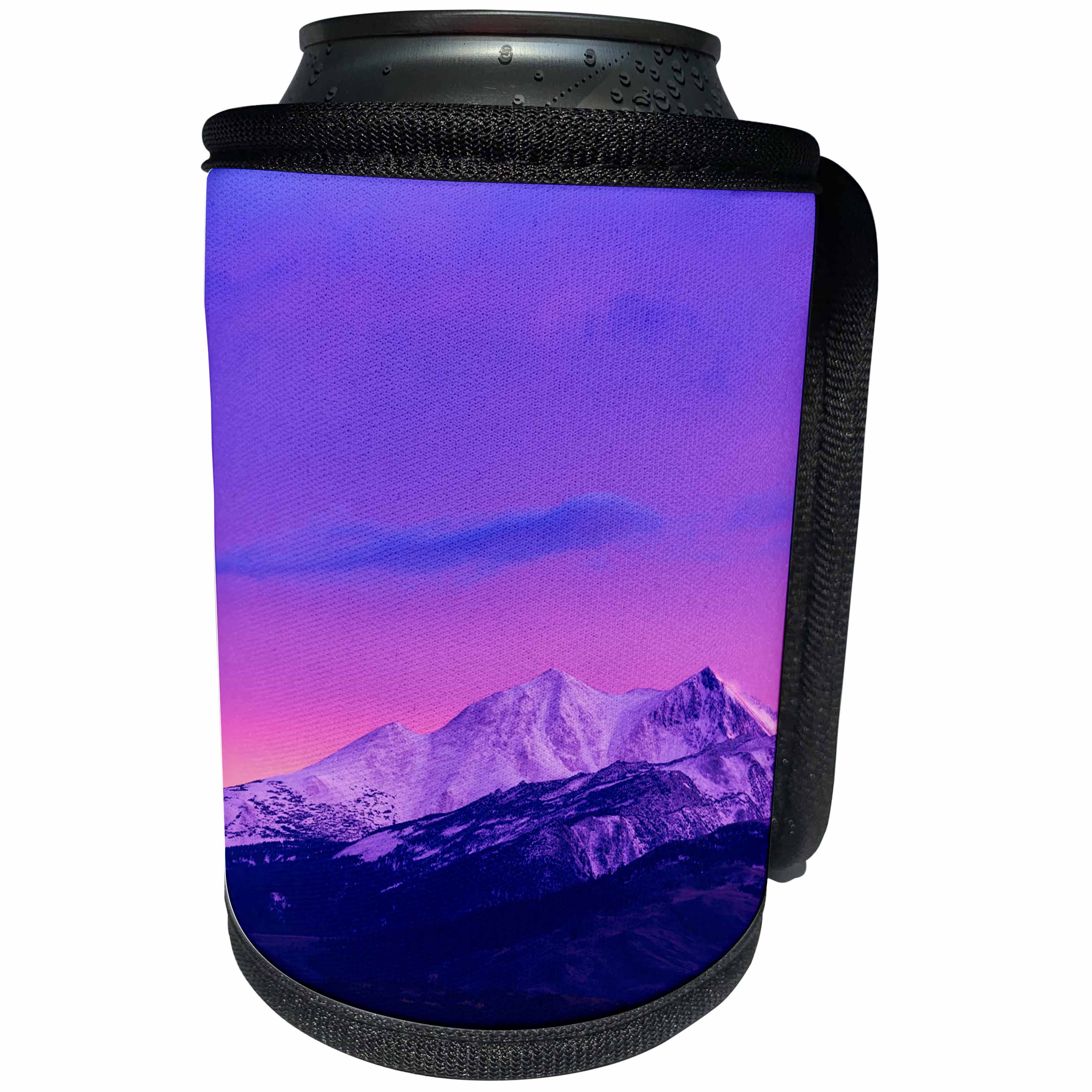 3dRose Danita Delimont - Mountains - Evening light over the Sierra crest above Bridgeport, California, USA - Can Cooler Bottle Wrap (cc_278631)