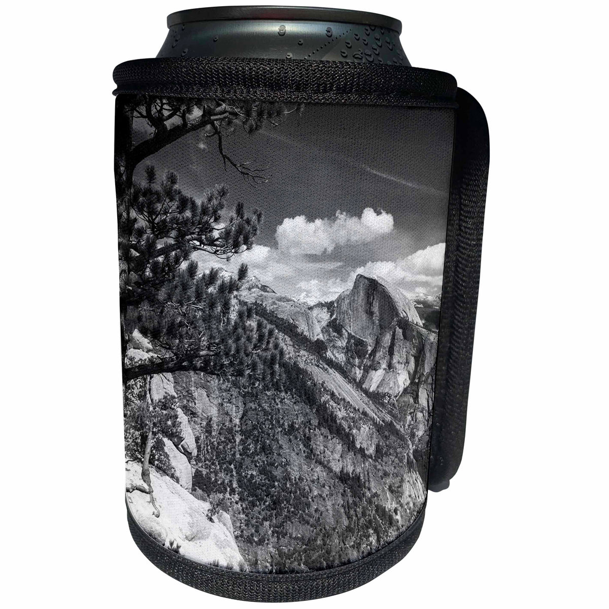 3dRose Danita Delimont - Mountains - Half Dome from Yosemite Point, Yosemite National Park, California, USA - Can Cooler Bottle Wrap (cc_278637)