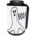 3dRose Patricia Sanders Creations - Halloween Boo Ghost - Can Cooler Bottle Wrap (cc_27865)