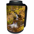 3dRose Danita Delimont - Rivers - USA, Colorado, Rocky Mountain NP. Waterfall in forest scenic. - Can Cooler Bottle Wrap (cc_278740)