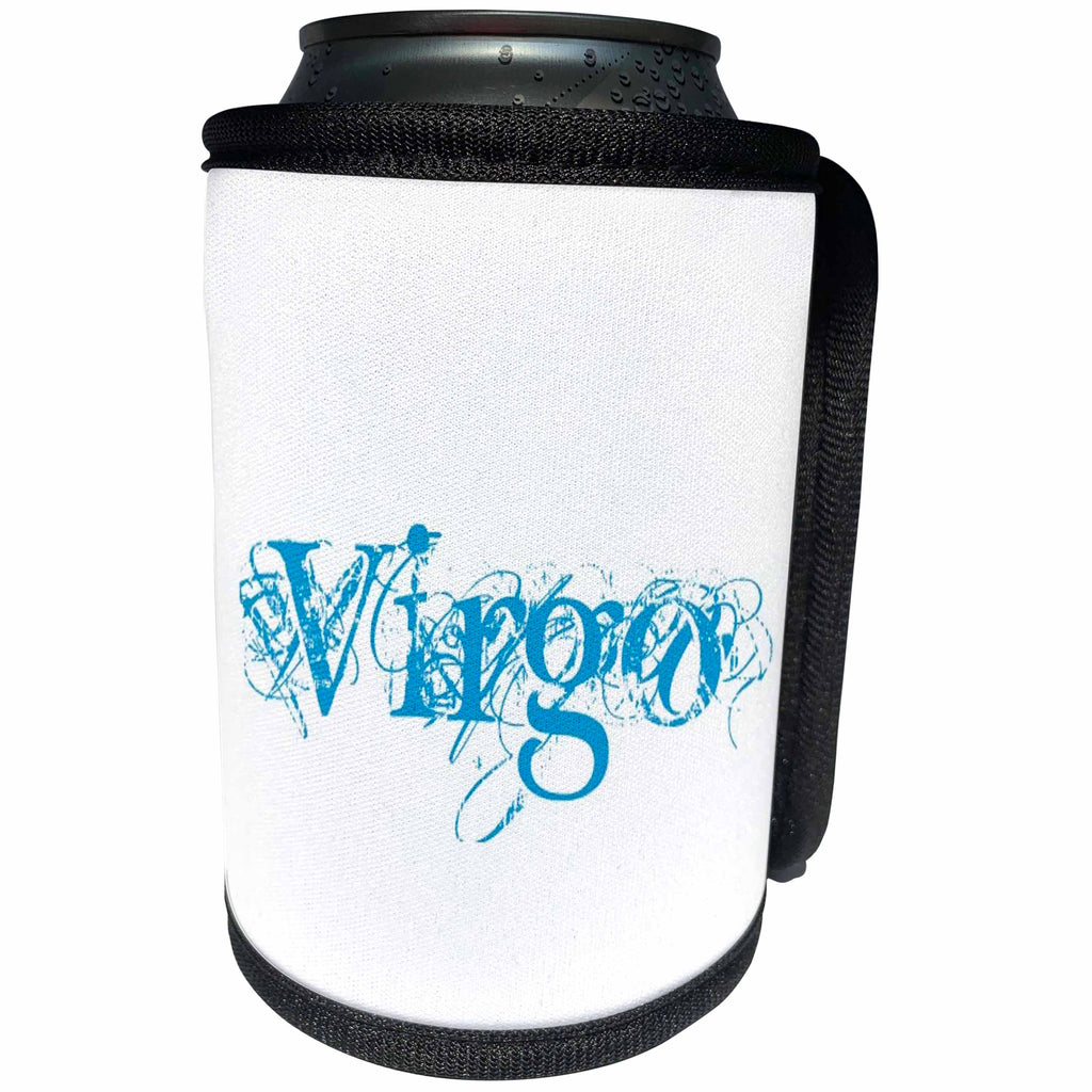 3dRose Patricia Sanders Astrology - Virgo - Can Cooler Bottle Wrap (cc_27876)