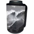 3dRose Danita Delimont - Mountains - Colorado, San Juan Mountains. Black and white of mountain landscape. - Can Cooler Bottle Wrap (cc_278772)