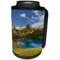 3dRose Danita Delimont - Lakes - USA, Colorado, San Juan Mountains. Ice Lake and mountain landscape. - Can Cooler Bottle Wrap (cc_278788)