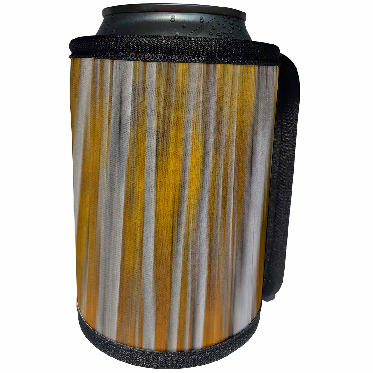 3dRose Danita Delimont - Abstracts - Keebler Pass, Colorado, Fall golden aspens Panning the tree trunks. - Can Cooler Bottle Wrap (cc_278802)