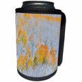 3dRose Danita Delimont - Forests - Rocky Mountains, Colorado. Fall Colors of Aspens and fresh snow. - Can Cooler Bottle Wrap (cc_278818)