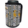3dRose Danita Delimont - Forests - Autumn aspens with snows, Keebler Pass, Rocky Mountains, Colorado - Can Cooler Bottle Wrap (cc_278822)