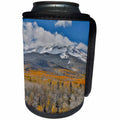 3dRose Danita Delimont - Forests - Autumn Aspens and snow on Keebler Pass, Rocky Mountains, Colorado - Can Cooler Bottle Wrap (cc_278827)