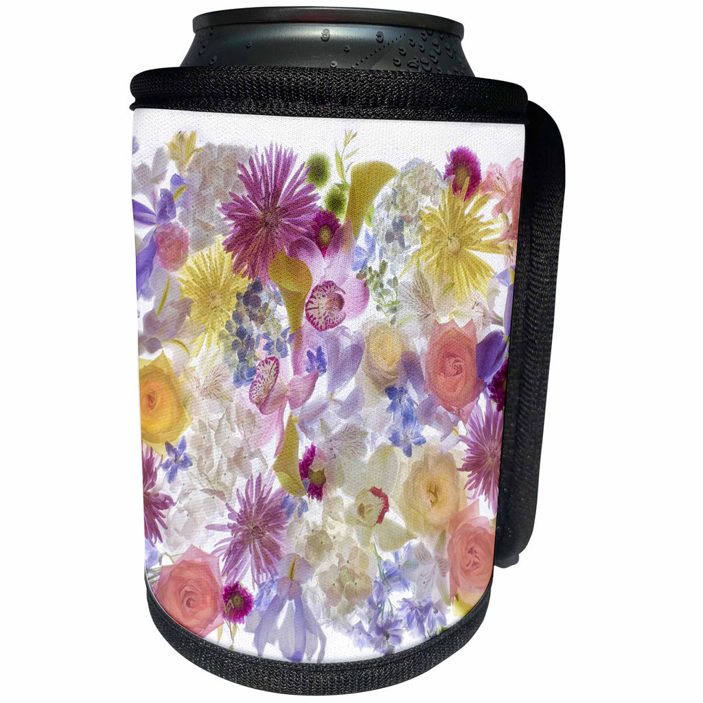 3dRose Danita Delimont - Flowers - USA, Florida. Floral profusion. - Can Cooler Bottle Wrap (cc_278861)