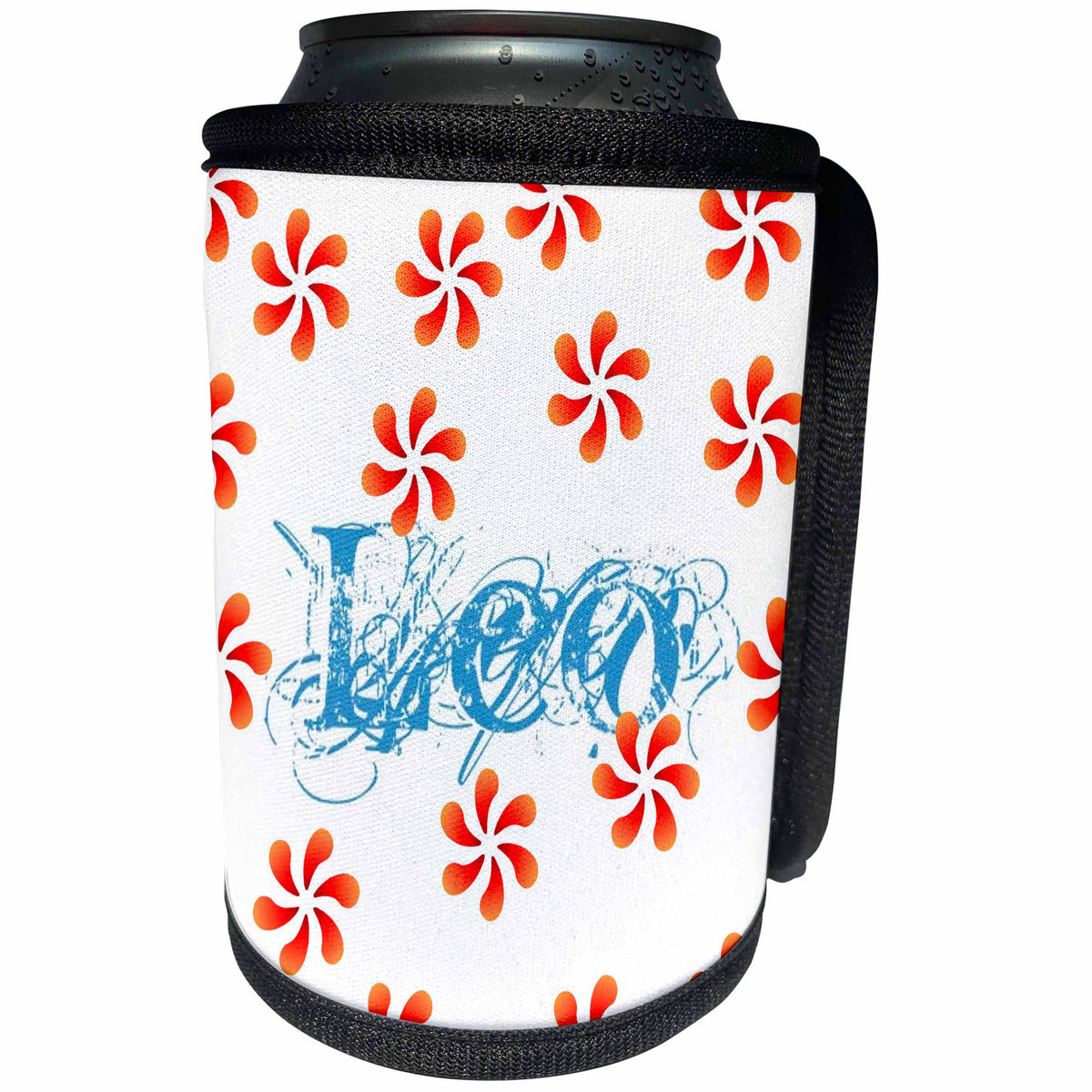 3dRose Patricia Sanders Astrology - Leo Flowers - Can Cooler Bottle Wrap (cc_27889)