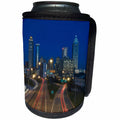 3dRose Danita Delimont - Georgia - USA, Georgia, Atlanta. Urban scene at night. - Can Cooler Bottle Wrap (cc_278890)