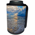 3dRose Danita Delimont - Oceans - Georgia, Tybee Island. Dramatic sunrise over the beach. - Can Cooler Bottle Wrap (cc_278911)