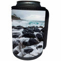 3dRose Danita Delimont - Beaches - USA, Hawaii, Kauai. Rocky ocean shoreline. - Can Cooler Bottle Wrap (cc_278916)