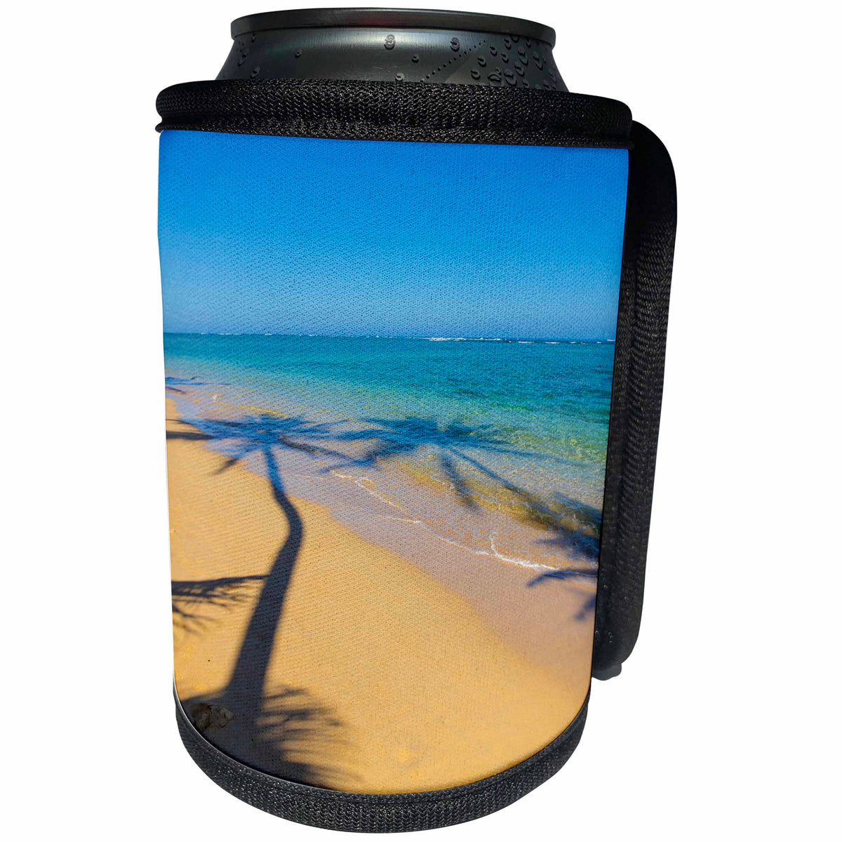 3dRose Danita Delimont - Beaches - Kaaawa, Beach, Windward, Oahu, Hawaii - Can Cooler Bottle Wrap (cc_278924)