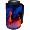 3dRose Danita Delimont - Volcanoes - Lava seen at night, Kilauea Volcano, Hawaii Volcanoes NP, Hawaii - Can Cooler Bottle Wrap (cc_278926)
