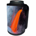 3dRose Danita Delimont - Volcanoes - Hawaii, Big Island. Lava from the Puu Oo eruption flowing in the ocean - Can Cooler Bottle Wrap (cc_278932)