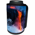 3dRose Danita Delimont - Volcanoes - Lava captured by waves, Hawaii Volcanoes NP, The Big Island, Hawaii - Can Cooler Bottle Wrap (cc_278954)