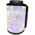 3dRose Patricia Sanders Easter - Easter Eggs - Can Cooler Bottle Wrap (cc_27902)