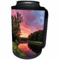 3dRose Danita Delimont - Rivers - Dawn on the Mattawamkeag River, Wytipitlock, Maine. - Can Cooler Bottle Wrap (cc_279023)