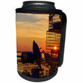 3dRose Danita Delimont - Nautical - Lobster traps at sunrise in South Thomaston, Maine. - Can Cooler Bottle Wrap (cc_279027)