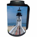 3dRose Danita Delimont - Lighthouses - Entrance to Brant Lighthouse, Nantucket, Massachusetts, USA - Can Cooler Bottle Wrap (cc_279051)