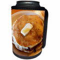 3dRose Danita Delimont - Food - Pancakes covered in syrup, Shelburne Falls, Massachusetts - Can Cooler Bottle Wrap (cc_279054)