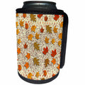 3dRose Patricia Sanders Creations - Fall Leaves - Can Cooler Bottle Wrap (cc_27908)