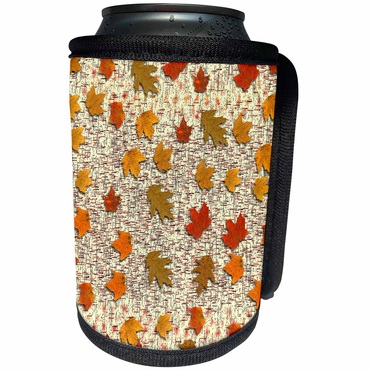 3dRose Patricia Sanders Creations - Fall Leaves - Can Cooler Bottle Wrap (cc_27908)