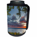 3dRose Danita Delimont - Sunrises - Autumn sunrise over Munising Bay and Grand Island, Munising, Michigan - Can Cooler Bottle Wrap (cc_279091)