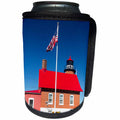 3dRose Danita Delimont - Lighthouses - Michigan, Keweenaw Peninsula. Eagle Harbor Lighthouse, bulit 1871 - Can Cooler Bottle Wrap (cc_279105)