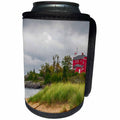 3dRose Danita Delimont - Lighthouses - Michigan, Marquette. Marquette Harbor Lighthouse, bulit 1865 - Can Cooler Bottle Wrap (cc_279107)