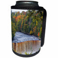 3dRose Danita Delimont - Waterfalls - Michigan, Tahquamenon Falls State Park, Upper Falls - Can Cooler Bottle Wrap (cc_279114)