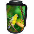 3dRose Danita Delimont - Songbirds - USA, Minnesota, Mendota Heights, Mohican Lane, American Goldfinch - Can Cooler Bottle Wrap (cc_279123)