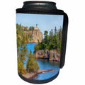 3dRose Danita Delimont - Lake - Minnesota, Lake Superior North Shore. Split Rock Lighthouse landscape - Can Cooler Bottle Wrap (cc_279144)