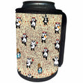 3dRose Patricia Sanders Creations - Panda Bears - Can Cooler Bottle Wrap (cc_27918)