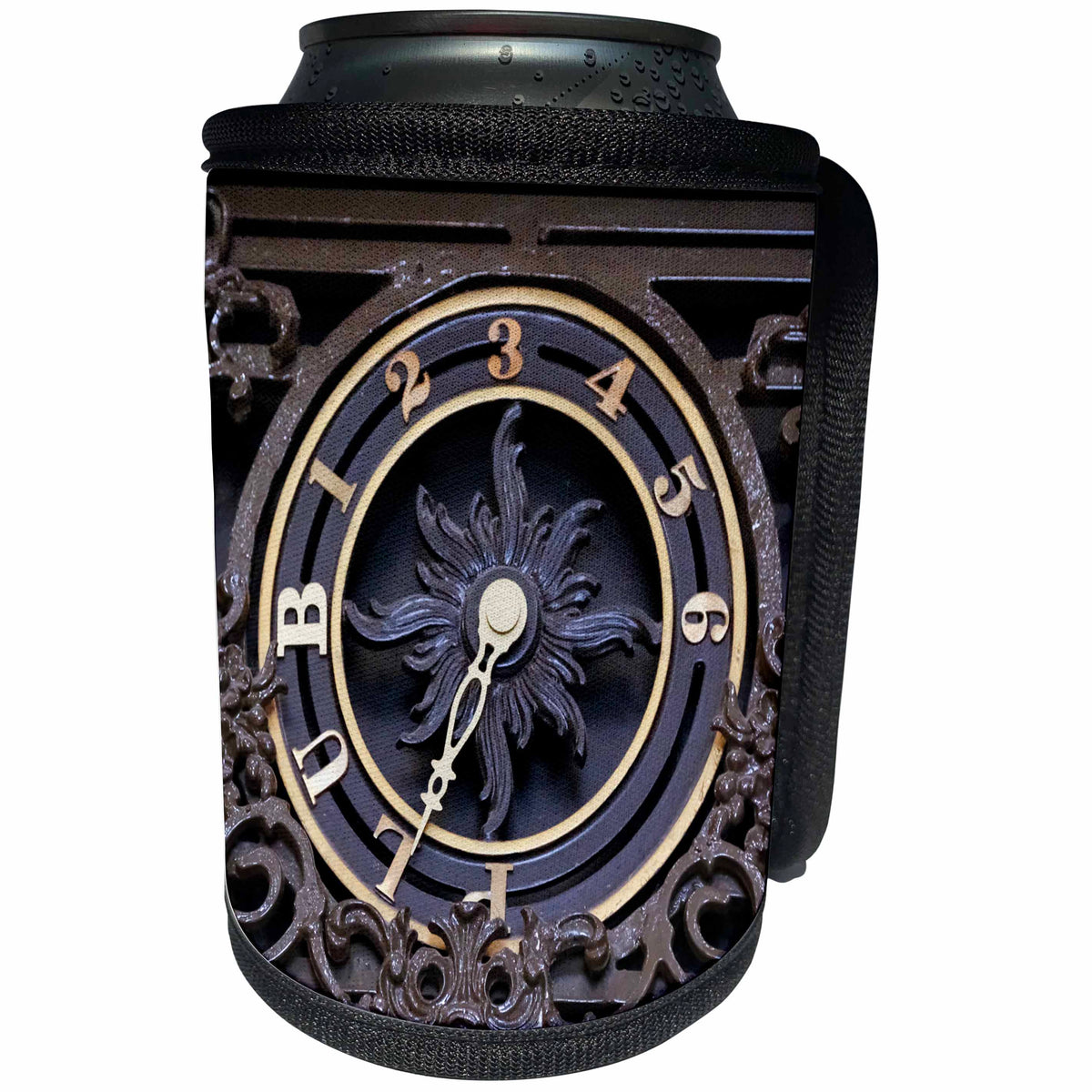 3dRose Danita Delimont - Clocks - Historic elevator dial, New York City, NY, USA. - Can Cooler Bottle Wrap (cc_279265)