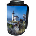 3dRose Danita Delimont - Lighthouses - USA, Oregon. Scenic of Umpqua River Lighthouse. - Can Cooler Bottle Wrap (cc_279284)