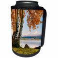 3dRose Danita Delimont - Lakes - USA, Oregon, Bend, Fall at Black Butte Ranch in Central Oregon - Can Cooler Bottle Wrap (cc_279336)