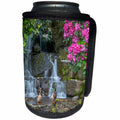 3dRose Danita Delimont - Waterfalls - Oregon, Portland, Mallard ducks pair on rocks next to waterfall. - Can Cooler Bottle Wrap (cc_279354)