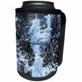 3dRose Danita Delimont - Waterfalls - Oregon, Columbia River Gorge, Multnomah Falls in winter - Can Cooler Bottle Wrap (cc_279363)