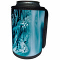 3dRose Danita Delimont - Waterfalls - Frozen Lower Horsetail Falls in winter, Columbia River Gorge, Oregon - Can Cooler Bottle Wrap (cc_279386)