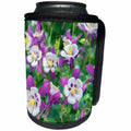 3dRose Danita Delimont - Flowers - Pruple Columbine Flowers in bloom, Usa - Can Cooler Bottle Wrap (cc_279405)
