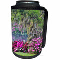 3dRose Danita Delimont - Gardens - South Carolina, Charleston, Calm Among the Flowers - Can Cooler Bottle Wrap (cc_279418)