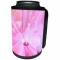 3dRose Patricia Sanders Flowers - Pink Surprise Hibiscus Floral - Can Cooler Bottle Wrap (cc_27964)