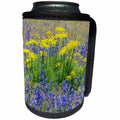 3dRose Danita Delimont - Flowers - Camas and Sweet Fennel in springtime bloom near Klickitat, Washington - Can Cooler Bottle Wrap (cc_279646)