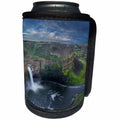 3dRose Danita Delimont - Waterfalls - Washington. Palouse Falls in the spring with an approaching storm. - Can Cooler Bottle Wrap (cc_279669)