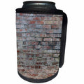 3dRose Patricia Sanders Creations - Brick Wall - Can Cooler Bottle Wrap (cc_27970)