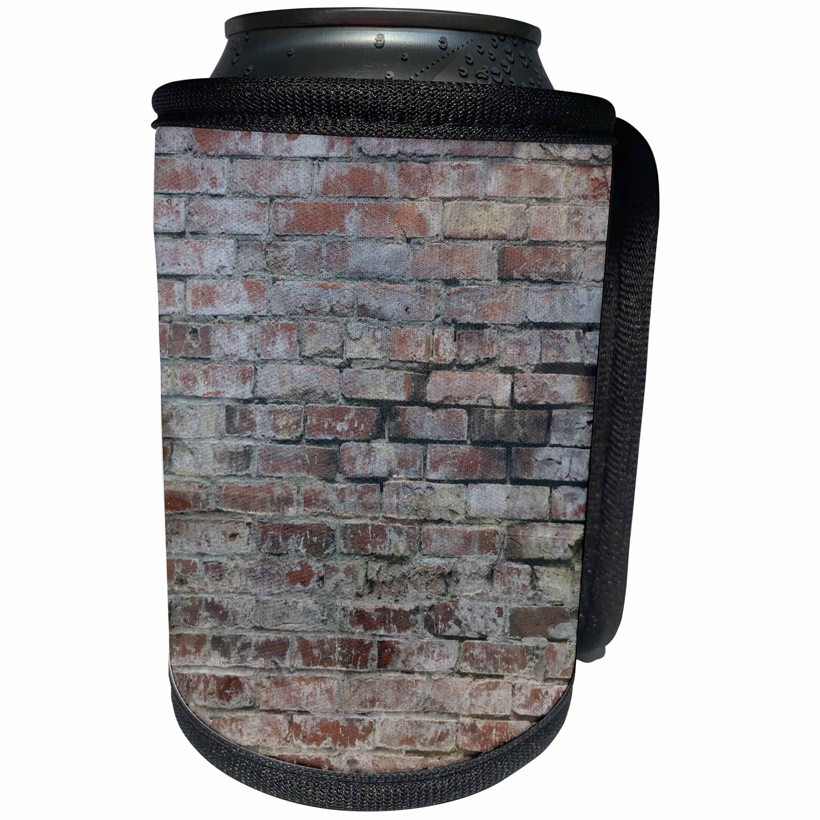 3dRose Patricia Sanders Creations - Brick Wall - Can Cooler Bottle Wrap (cc_27970)